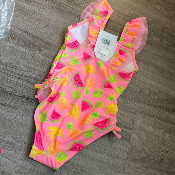 flapdoodles girls swimsuit . NEW - Picture 2 of 4
